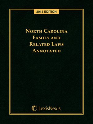 cover image of North Carolina Family and Related Laws Annotated